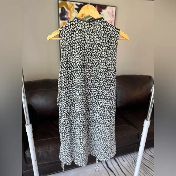 Allsaints Floral Jayda Scatter Dress Zip Front Women's Size Small NWT - Picture 11 of 11